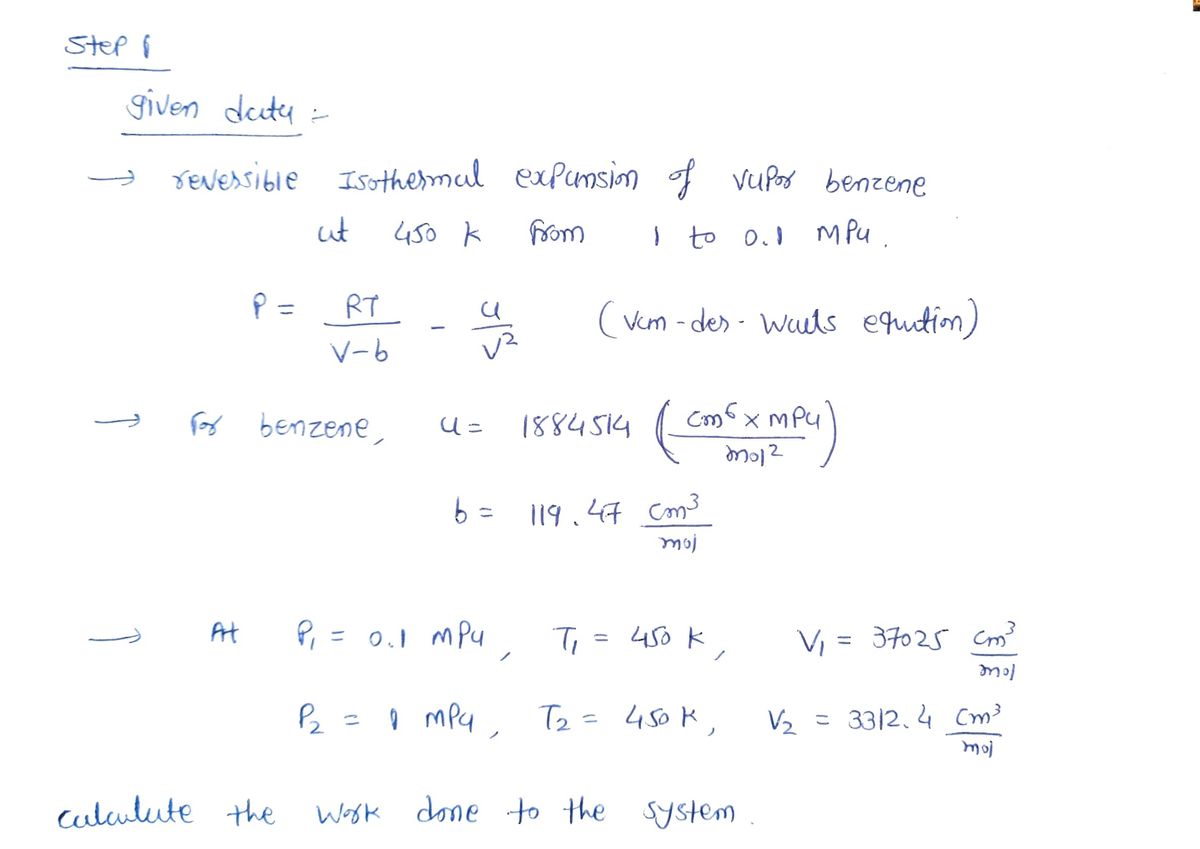 Chemical Engineering homework question answer, step 1, image 1